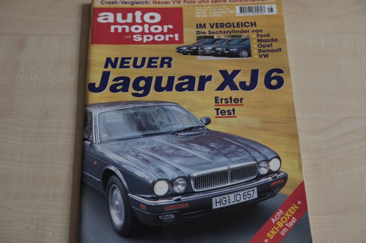 Deckblatt Auto Motor und Sport (25/1994)